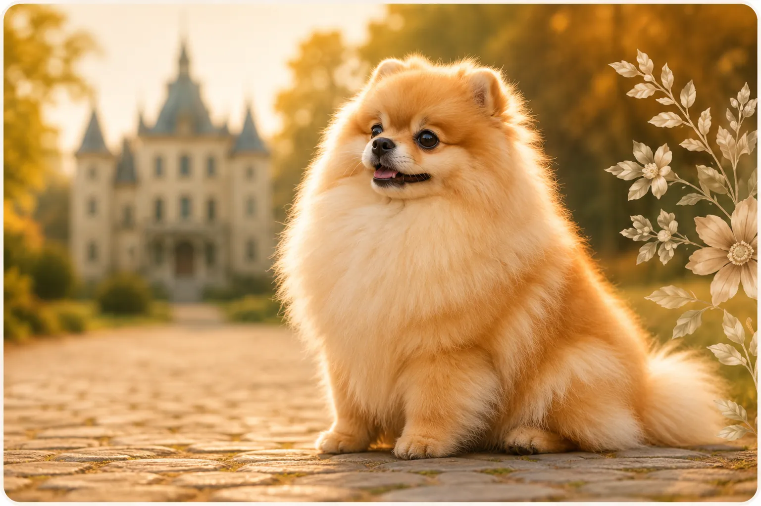 Cachorro Pomerania etapa de crecimiento